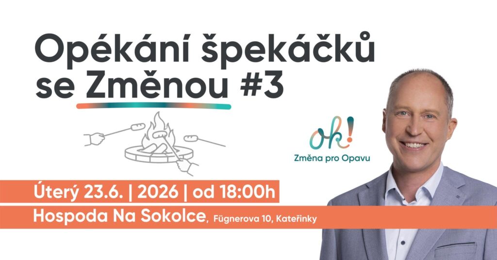 Opékání špekáčků se Změnou